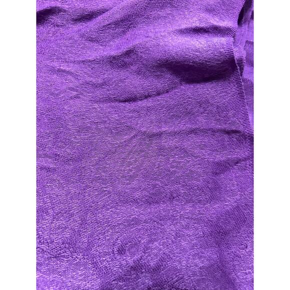 Pashmina purple scarf with very light paisley print - Picture 2 of 4